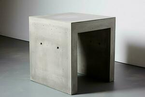 concrete podium table photo
