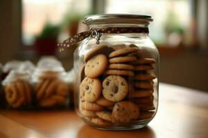 galletas tarro hecho en casa foto