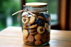 galletas tarro hecho en casa foto