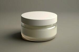 cosmetic cream jar photo
