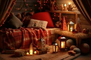 cozy christmas composition photo