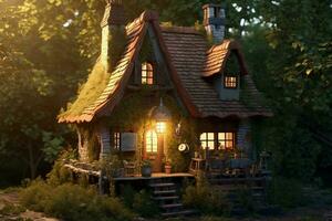 cozy little cottage photo