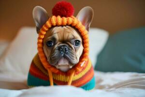 cute french bulldog photo