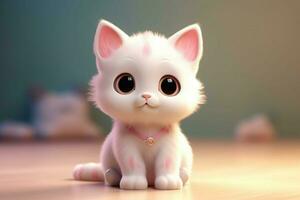 cute kawaii cat photo