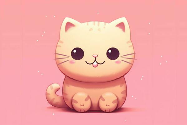 Cute Cat Drawing Stock Photos, Images and Backgrounds for Free Download