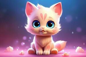 cute kawaii cat photo