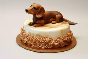 dachshund dog cake animal photo