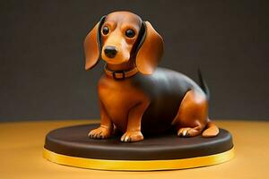 dachshund dog cake animal photo