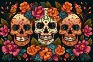 day of dead background photo