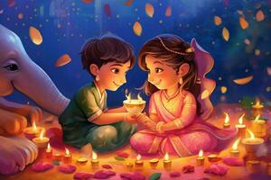 diwali cards image hd photo