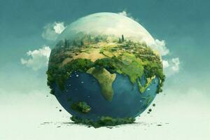 earth illustration image hd photo