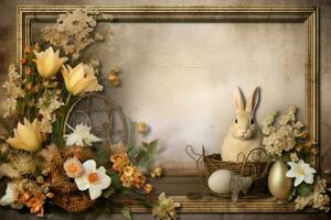 easter frame image hd photo