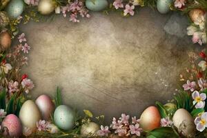 Pascua de Resurrección marco imagen hd foto