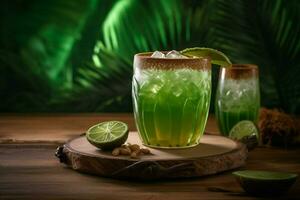 es dawet ayu a sweet cold drink from Central Java m photo