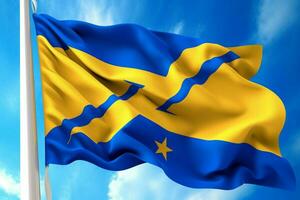 flag wallpaper of Barbados photo