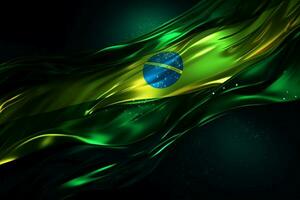 flag wallpaper of Brazil photo