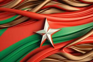 flag wallpaper of Burundi photo