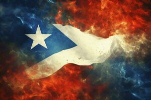 flag wallpaper of Chile photo