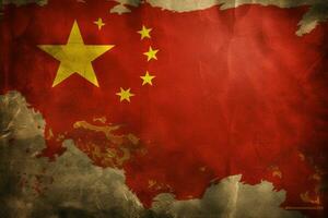 bandera fondo de pantalla de China foto