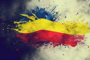 flag wallpaper of Colombia photo