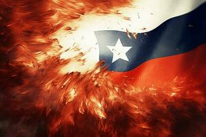 flag wallpaper of Chile photo