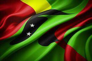 flag wallpaper of Dominica photo