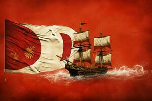 flag wallpaper of Hanseatic Republics photo