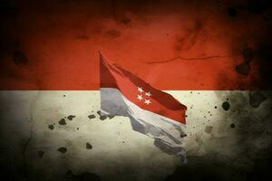 flag wallpaper of Indonesia photo