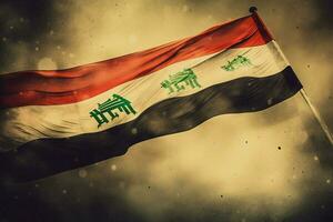 bandera fondo de pantalla de Irak foto