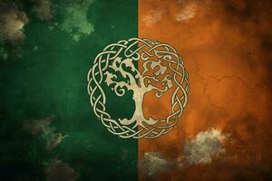 flag wallpaper of Ireland photo