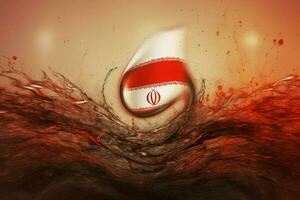 flag wallpaper of Iran photo