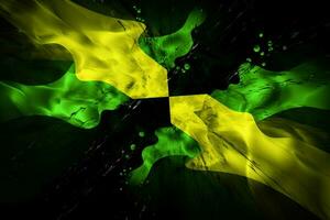 flag wallpaper of Jamaica photo