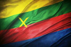 flag wallpaper of Mauritius photo