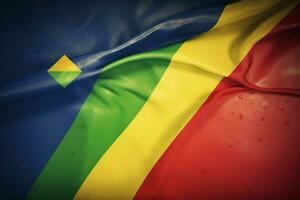 flag wallpaper of Mauritius photo