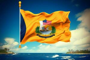flag wallpaper of Nassau photo