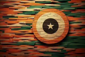 flag wallpaper of Niger photo