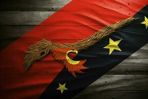 flag wallpaper of Papua New Guinea photo