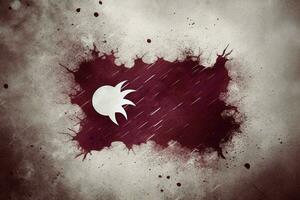 flag wallpaper of Qatar photo