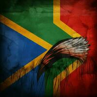 flag wallpaper of South Africa photo