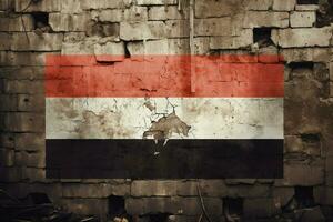 flag wallpaper of Yemen photo