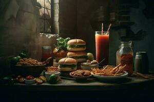 food photography concrete corner cinematic photo