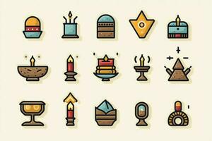 hanukkah icons image hd photo