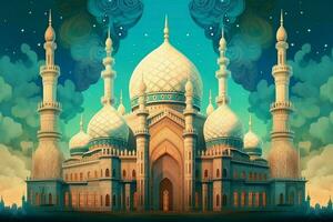 A mosque background photo