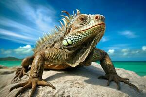 national animal of Cayman Islands The photo