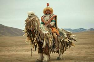 national animal of Mongolia photo