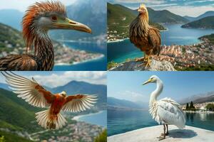 national bird of Montenegro photo