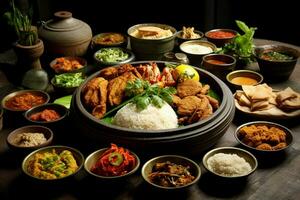 nacional comida de Bangladesh foto