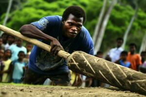 national sport of Solomon Islands The photo