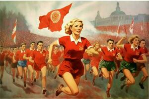 nacional deporte de Unión de Soviético socialista república foto