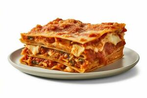 photo of Lasagna with no background